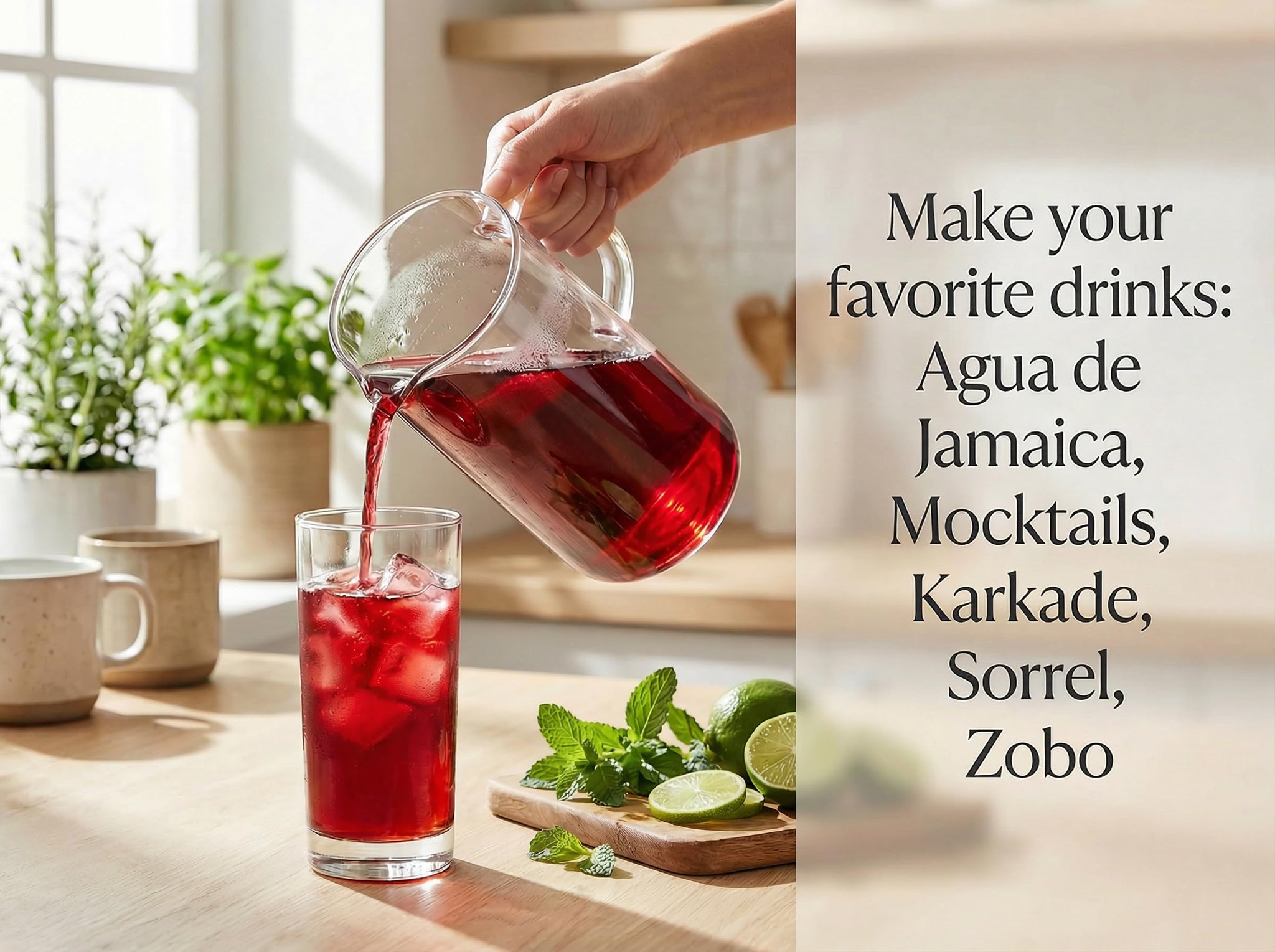 Zeeza Hibiscus Tea, 1LB, Organic Hibiscus Flowers from Egypt - Cut & Sifted - Loose Leaf Tea - Ideal for Agua Fresca, Iced Tea, & Karkadé