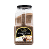 GranAroma Whole Sesame Seeds, Whole, Raw & Unhulled, Crunchy (6 Pound)