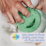 Scrub Daddy Colors - Color Code Cleaning, FlexTexture, Soft in Warm Water, Firm in Cold, Deep Cleaning, Dishwasher Safe, Multi-use, Scratch Free, Odor