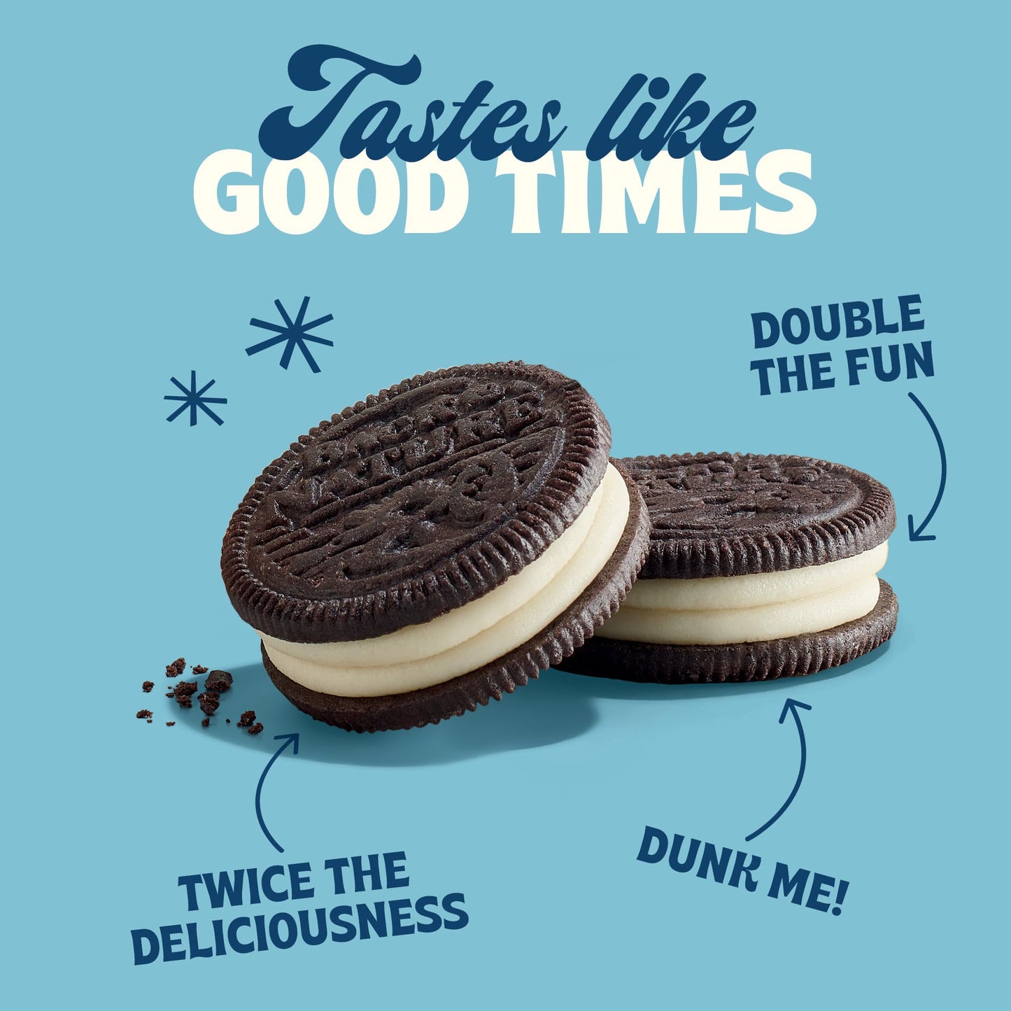 Back to Nature Double Creme Sandwich Cookies, Plant-Based, Non-GMO, Plant-Based, Made with Wheat Flour, Snack Happy, 8.25 oz Box