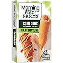 MorningStar Farms Plant Based Corn Dogs, Vegan Meat (4 Count)