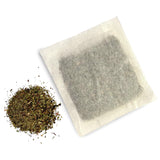 Hibiscus Mint Tea Bags, by Herb Co, Three-Ingredient Blend of Hibiscus, Peppermint & Stevia, Caffeine Free, Unbleached Filter Paper, Kosher