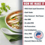 SAVORY CHOICE Pho Liquid Vegetable Broth Concentrate, 15 Packets (15g) - Vegan, Vegetarian, Gluten-Free, Diary-Free Broth Concentrate