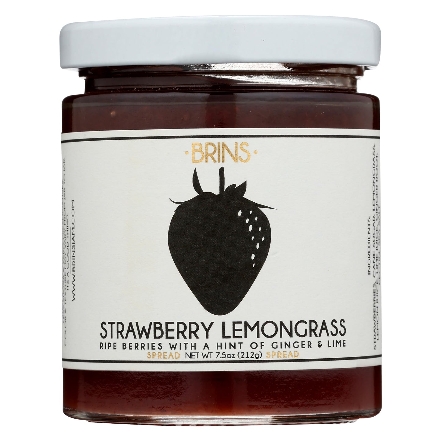 Brins Jam Strawberry Lemongrass, 7.5 OZ