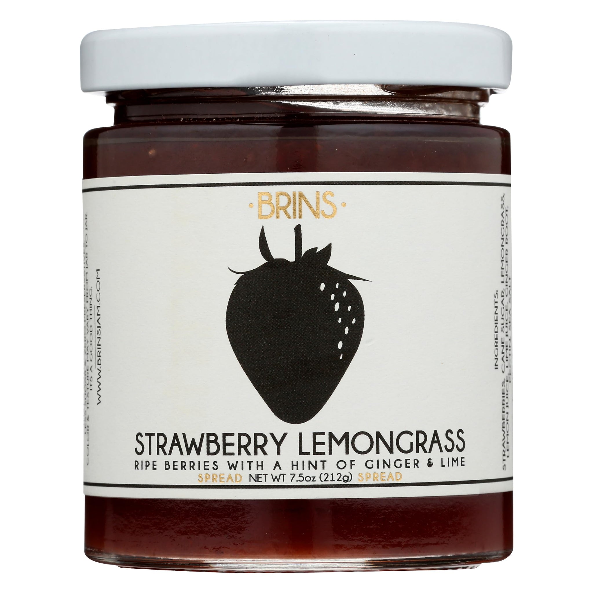Brins Jam Strawberry Lemongrass, 7.5 OZ