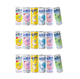 Lotte Milkis 6 Flavors Combo (Original, Apple, Melon, Peach, Banana, & Strawberry) (6 x 3 cans, 8.45 FL Oz (Pack of 18))