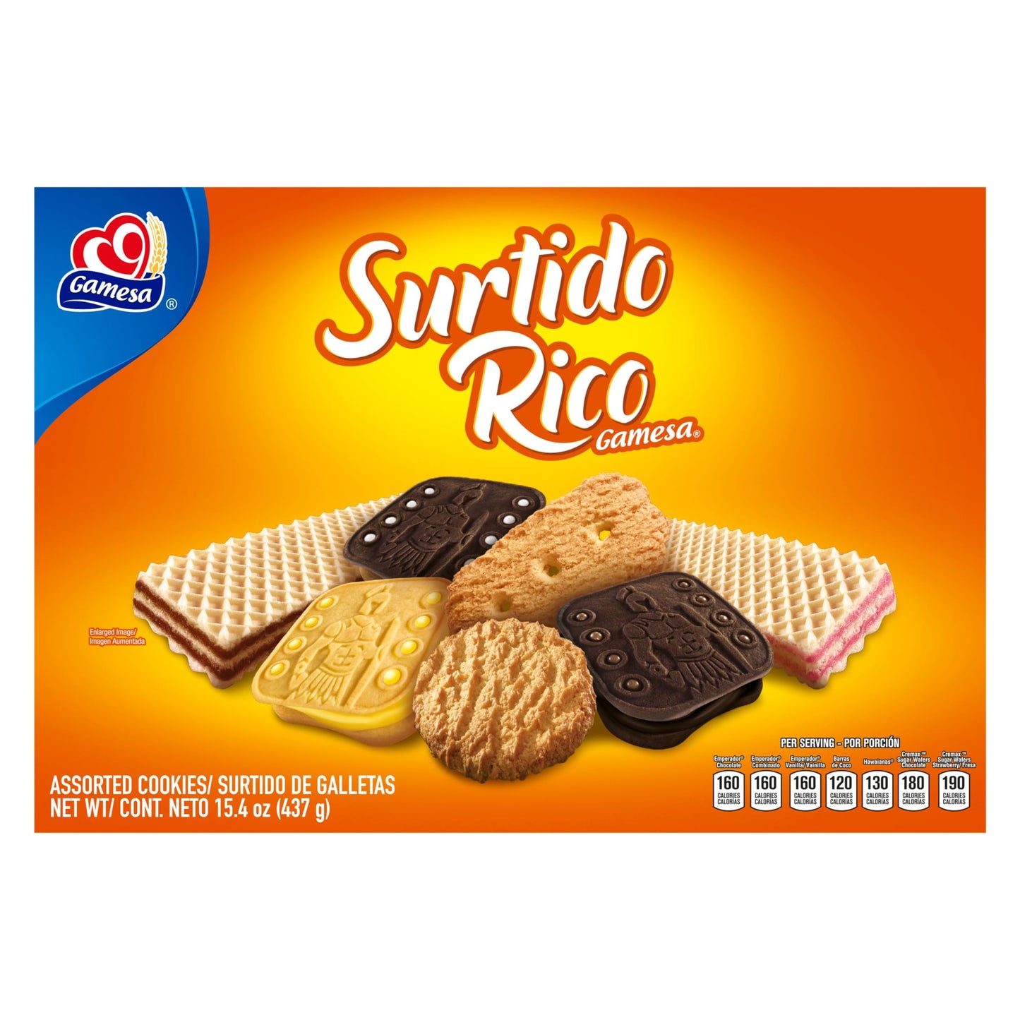 Gamesa Surtido Rico Assorted Cookies, 15.4 Ounce Box