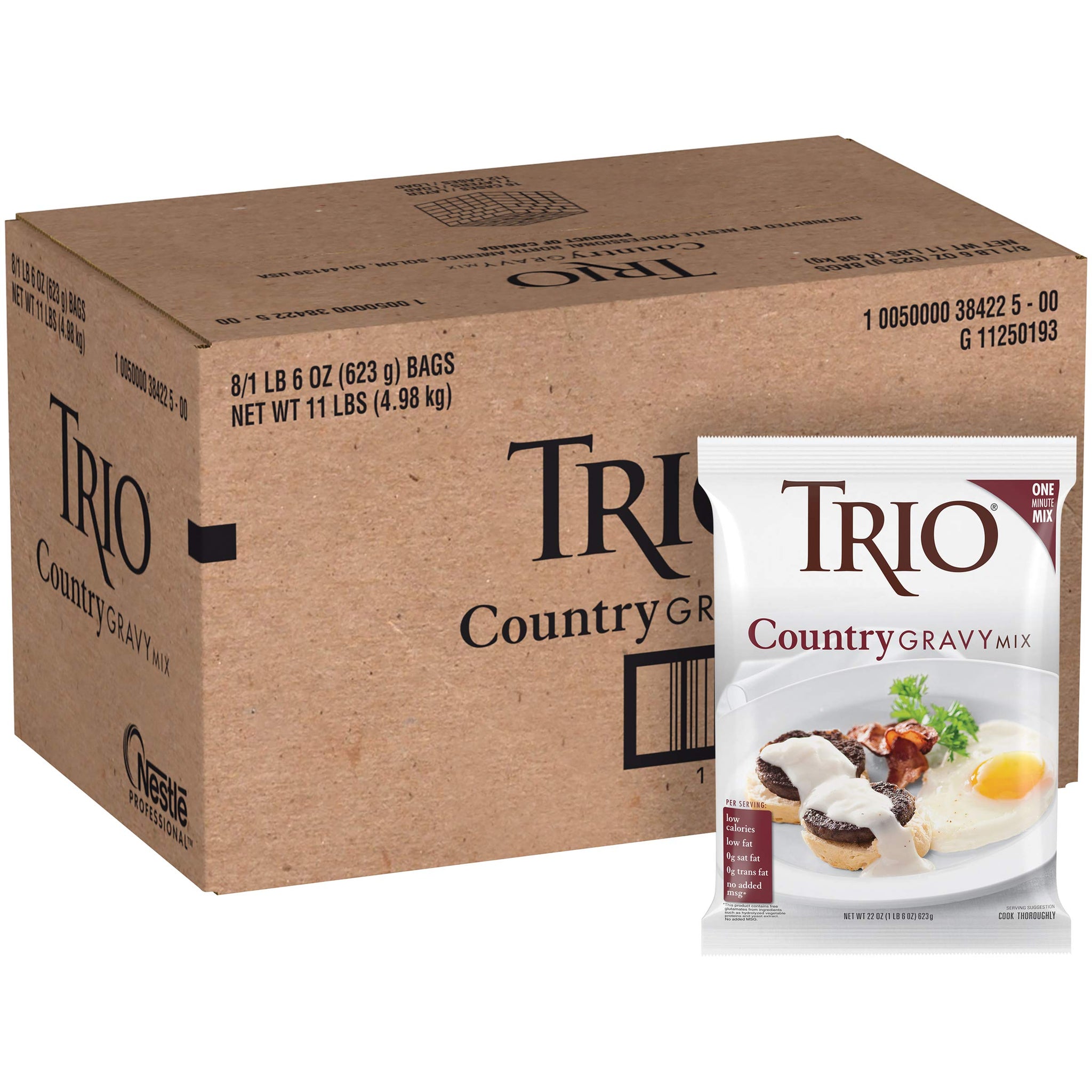 Nestle Trio Country Gravy Mix 8 Case 22 Ounce