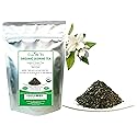 Greenhilltea Premium Bulk Tea, Organic Jasmine Green Tea loose leaf Tea- 4 Oz Bag