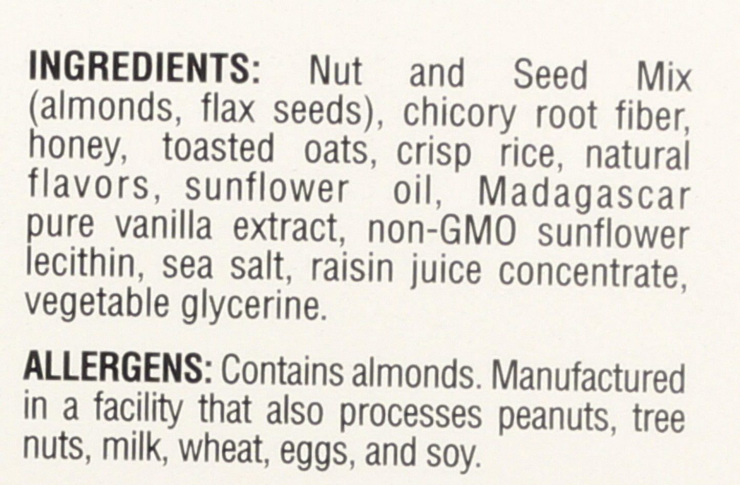 This Saves Lives Gluten-Free Snack Bars, Helping to End Child Hunger, Individually Wrapped Healthy Snack Bars, Non-GMO, Madagascar Vanilla Almond