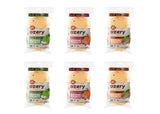 Ozery Morning Round Pita Bread Variety Pack; Muesli, Apple Cinnamon, Cranberry Orange (2 of each)