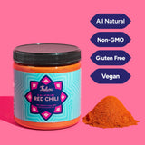 Fadwa Masala Kashmiri Red Chili Powder - 4.5 oz Jar, Authentic Desi Spices for Pakistani & Indian Cooking - No Artificial Ingredients - Gluten Free