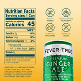 Fever-Tree Ginger Ale - Premium Mixer for Cocktails and Mocktails, 5.1 fl oz Cans, Pack of 8 - Naturally Sourced, Non-GMO
