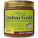 ANDREANO Dubai Gold Pistachio Chocolate Cream - with Manuka Honey & Crispy Kataifi - Gourmet Pistachio Spread - 7.2 oz (224 g) Jar