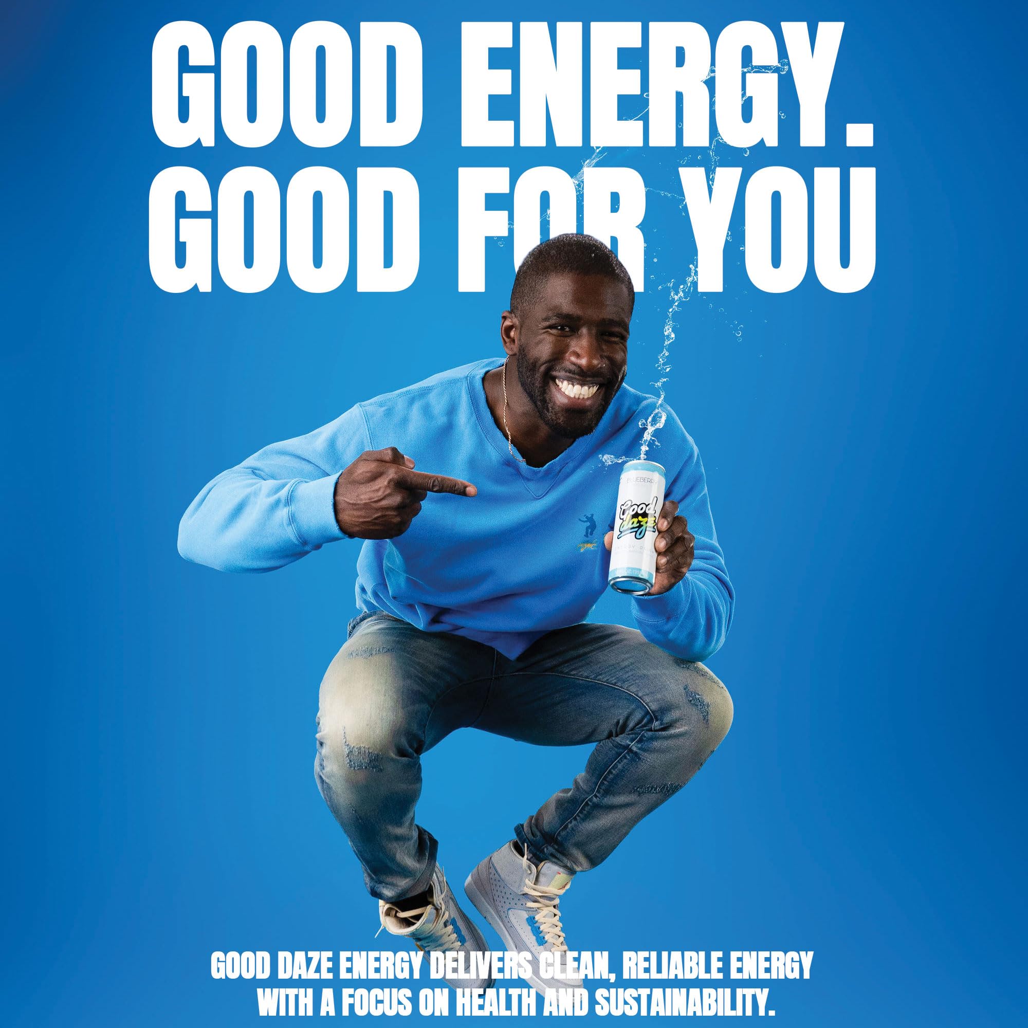Good Daze Energy Drink with 200mg of Caffeine from Tea, Sugar Free, B Vitamins, L-Theanine, Pre Workout Performance with Antioxidants, Variety Pack