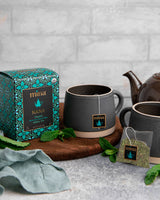 Mina Nana Organic Moroccan Mint Herbal Tea, 15 Biodegradable Sachets - Refreshing Moroccan Mint Tea Bags, Herbal Tea, Caffeine-Free Tea Bags
