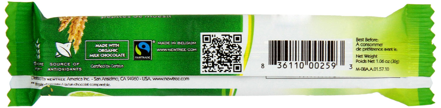 New Tree Milk Chocolate Lime Granola Snack Bar, 1.06 Ounce (Pack of 20)