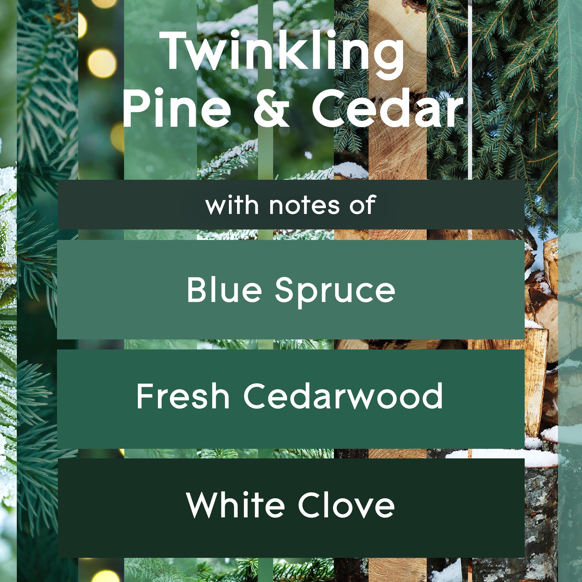 Glade Automatic Spray Refill, Air Freshener for Home and Bathroom, Twinkling Pine & Cedar, 6.2 Oz