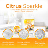 Hygea Natural Citrus Sparkle Chemical-Free Heavy Duty Degreaser & All Purpose Cleaner - Pure Citrus Extracts & Natural D-limonene - Removes Grease