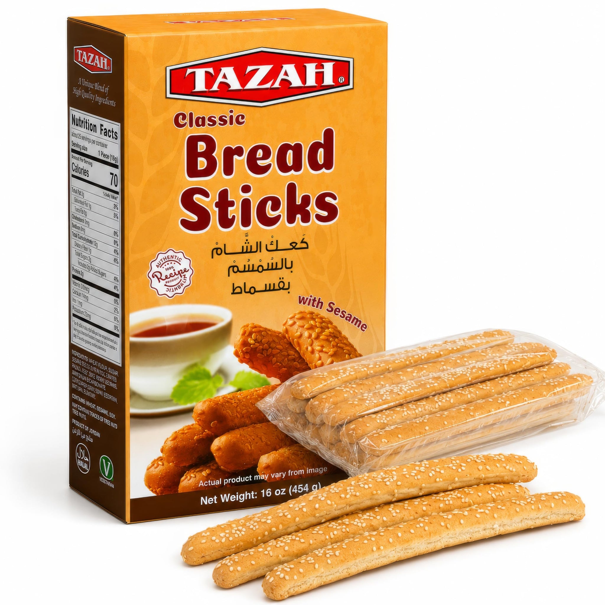Tazah Bread Sticks with Sesame 16 oz
