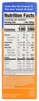 Yasso Sea Salt Caramel Frozen Greek Yogurt Bar 4 Count, 14 FZ