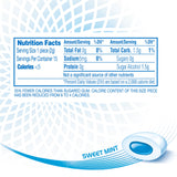 Mentos Gum Pocket Bottle, Pure White Sweet Mint, Non Melting, 1.06 oz