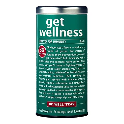 The Republic of Tea Be Well Red Rooibos Tea - Get Wellness - No.11 Herb Tea, 36 Count