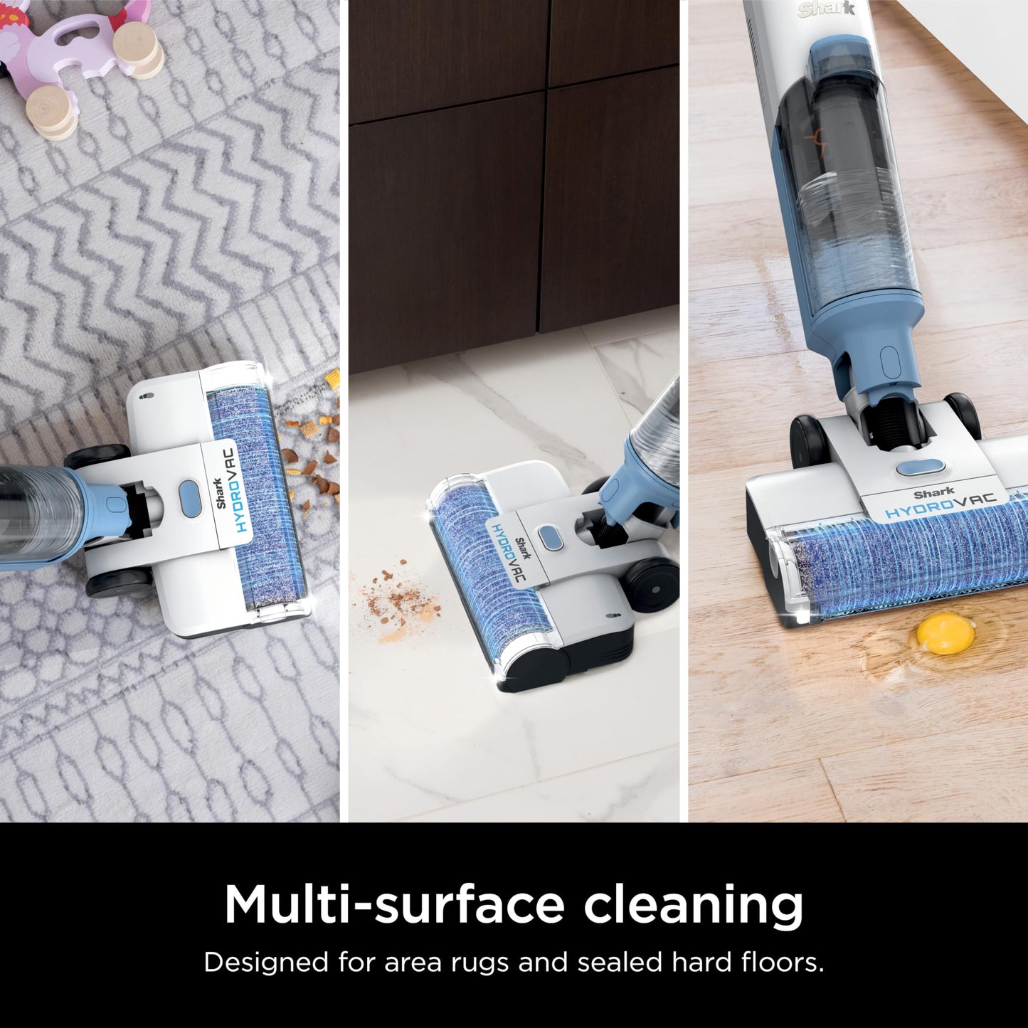 Shark HydroVac Household Disinfectant Cleaner, Kills 99.9% of Bacteria & Viruses, Compatible with Shark HydroVac 3-in-1 Multi-Surface Cleaners on