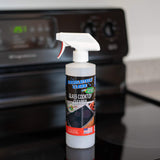 Absolutely Clean Amazing Ceramic & Glasstop oven cleaner heavy duty- Fume Free & Scratch Free - Streakfree - Powerful, Natural Enzymes - USA Made (16