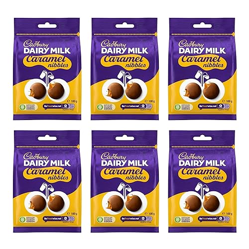 Cadbury Dairy Milk Caramel Nibbles 100g - Pack of 6