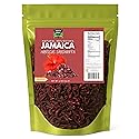 Green Royalty Jamaica (Hibiscus) 4 oz - 100% Natural Dried Hibiscus Flowers - Non-GMO, Gluten-Free, Caffeine-Free Herbal Infusion - Resealable Bag