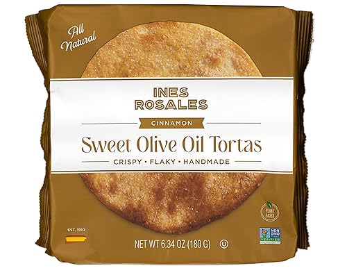 Ines Rosales Sweet Olive Oil Tortas, Cinnamon, 6.34 Ounce