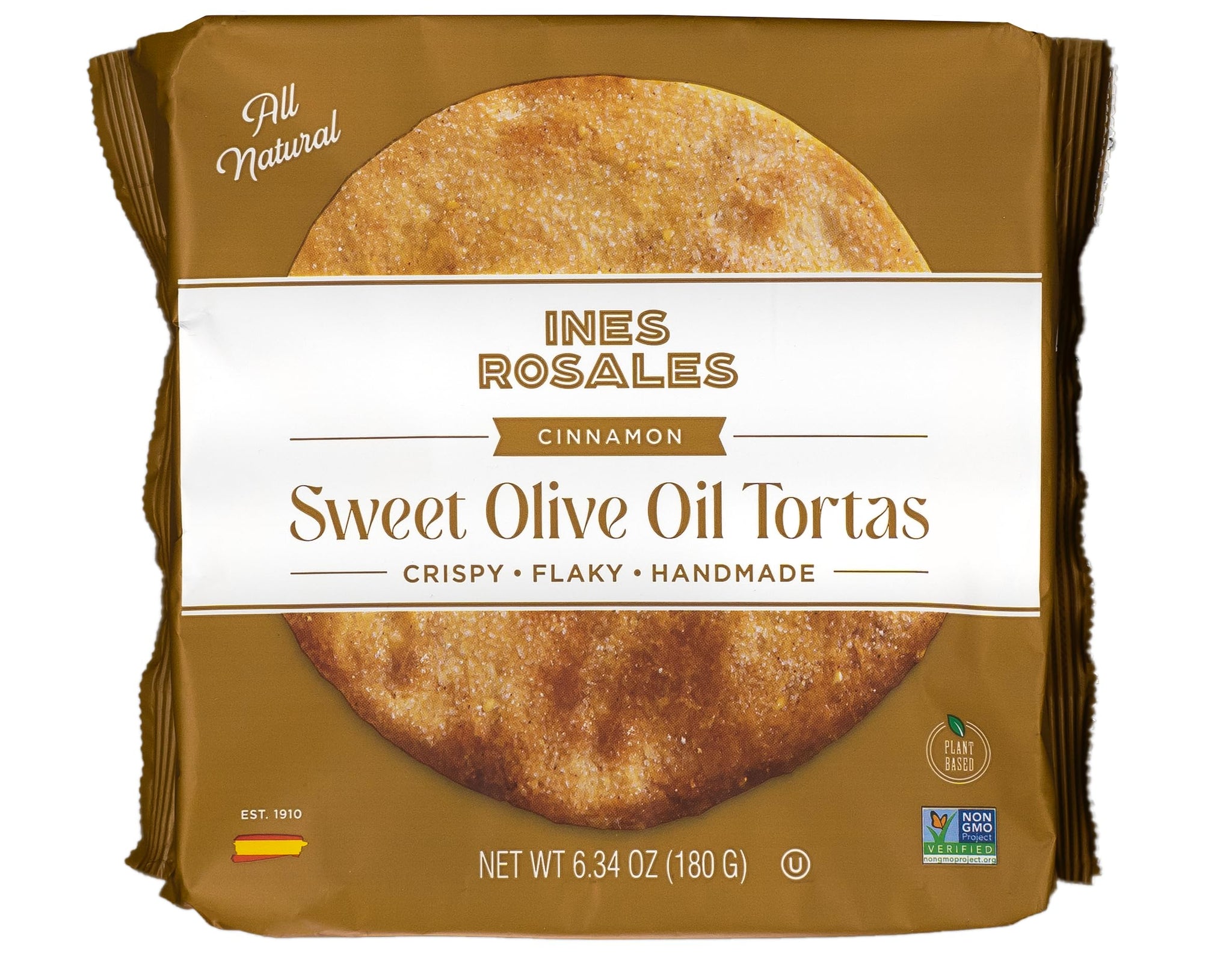 Ines Rosales Sweet Olive Oil Tortas, Cinnamon, 6.34 Ounce