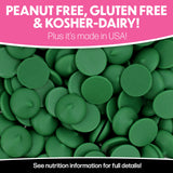 Sweet Shoppe Forest Green Melting Wafers,5 pounds