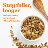 Livlo Keto Nut Granola Cereal - 1g Net Carbs - Grain Free & Gluten Free - Keto Friendly Low Carb Healthy Snack - Paleo & Diabetic Friendly Food