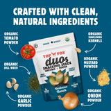 Top Fox Snacks Barbecue Ranch Sunflower Seeds and Pumpkin Seeds To Eat Duo (4 oz, Pack of 6) - Keto Friendly Snacks, Gluten Free Snacks, Protein