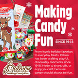 R.M. Palmer Milk Chocolate Mesh Coal, Crisp and Crunchy Candy, Individually Wrapped Christmas Candy Pieces, Making Candy Fun Since 1948 (Pack of 6)
