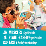 Lenny & Larry's Protein Cookie, [White Chocolate Flavored Macadamia], Chewy Soft Baked, 16g Plant Protein, Vegan, Non-GMO, High Fiber, 4 Ounce Cookie
