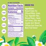 Swoon Perfectly Sweet Green Tea | Zero Sugar, Lightly Caffeinated & Refreshing | Keto, Paleo, Vegan, Non-GMO & Gluten-Free | Naturally Sweetened