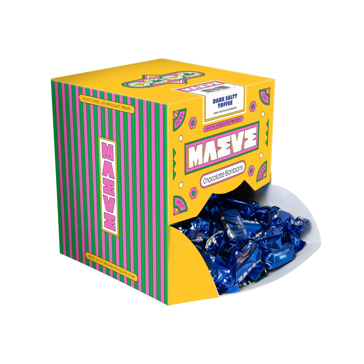 Maeve Chocolate Dark Salty Toffee Bonbons (2lb)