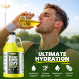 Jersey Pickles - Pickle Power Juice Classic Dill | Pickle Juice with Electrolytes for Hydration | Vegan, Gluten Free (1 Gallon, Classic Dill)