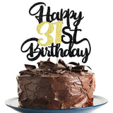 31st Happy Birthday cake topper happy birthday cake decoration 31st birthday party decoration gift plugin