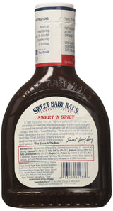 Sweet Baby Ray's Sweet 'n Spicy Barbecue Sauce 28 Ounce (2 pack)