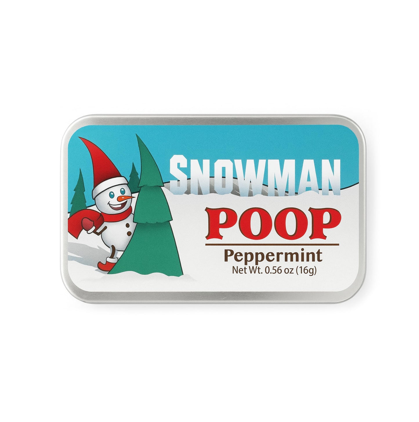 Amusemints Christmas Poop Mints 3 Pack - (3 x .56 Ounce) | Festive Novelty Candy Gifts | Funny Stocking Stuffers | Holiday Party Favors & Collectible