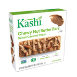 Kashi, Chewy Nut Butter Bars, Salted Caramel Pecan, Gluten Free, Non-GMO Project Verified, 6.15 oz (5 Count)