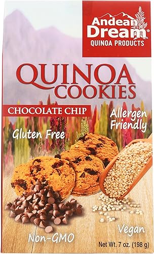 Andean Dream, Cookie Quinoa Choc Chip Gluten Free Vegan Organic, 7 Ounce