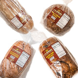 C’O Bakery Artisan Bread Variety Pack - Handmade, All Natural, High Fiber, Sliced Sandwich Loaf (Pack of 4 Loaves), Sourdough, Multigrain, Ciabatta