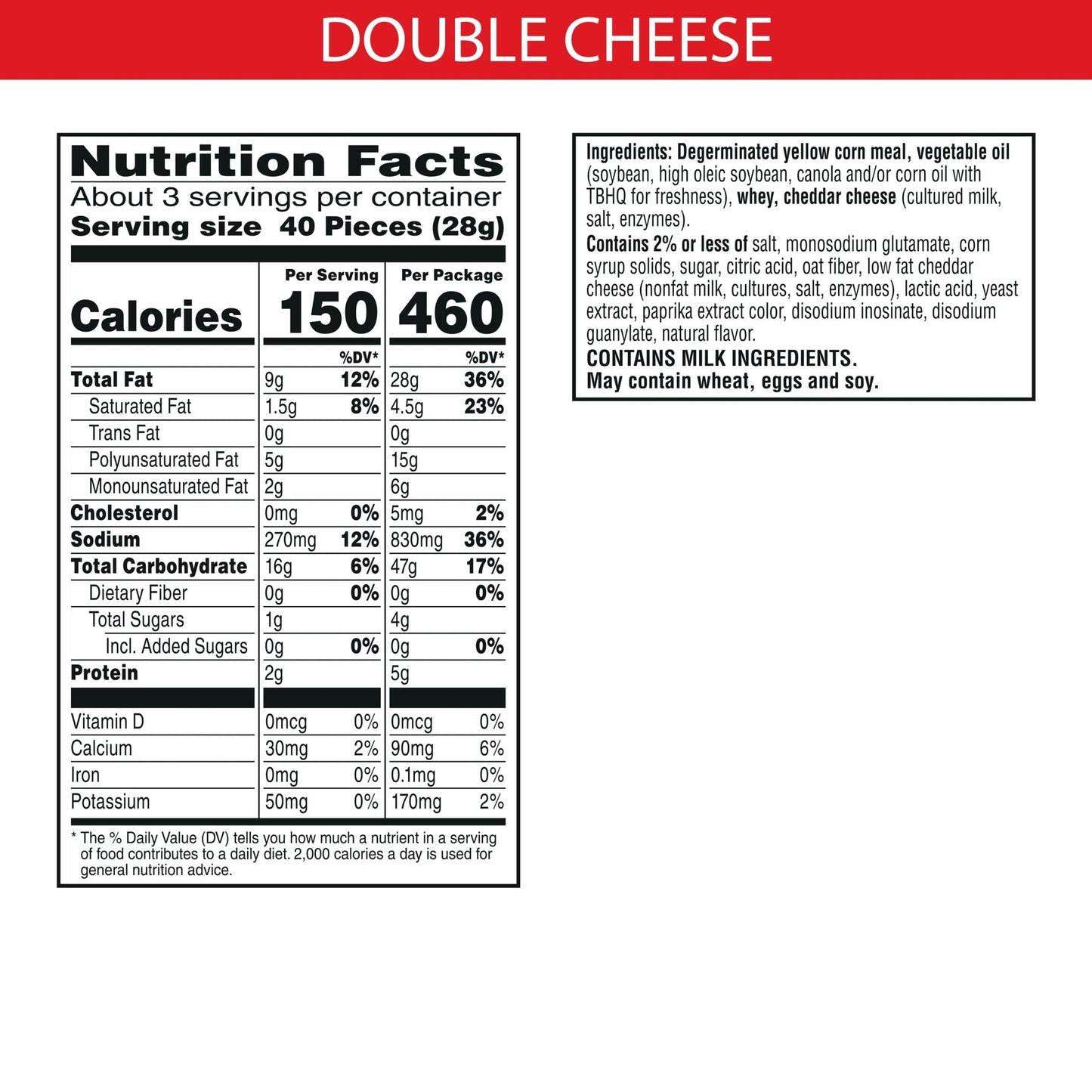Cheez-It Puff'd Double Cheese 3oz 6ct
