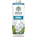 Zola 100% Natural Coconut Water, 1 Liter (Pack of 12)