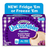 Smucker's Uncrustables Peanut Butter & Grape Jelly Frozen Sandwiches, Individually Wrapped, 120 Count